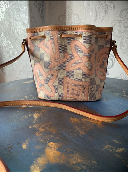 Louis Vuitton Nano Noe Damier Azur Tahitienne