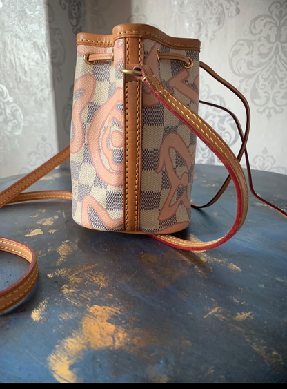 Louis Vuitton Nano Noe Damier Azur Tahitienne