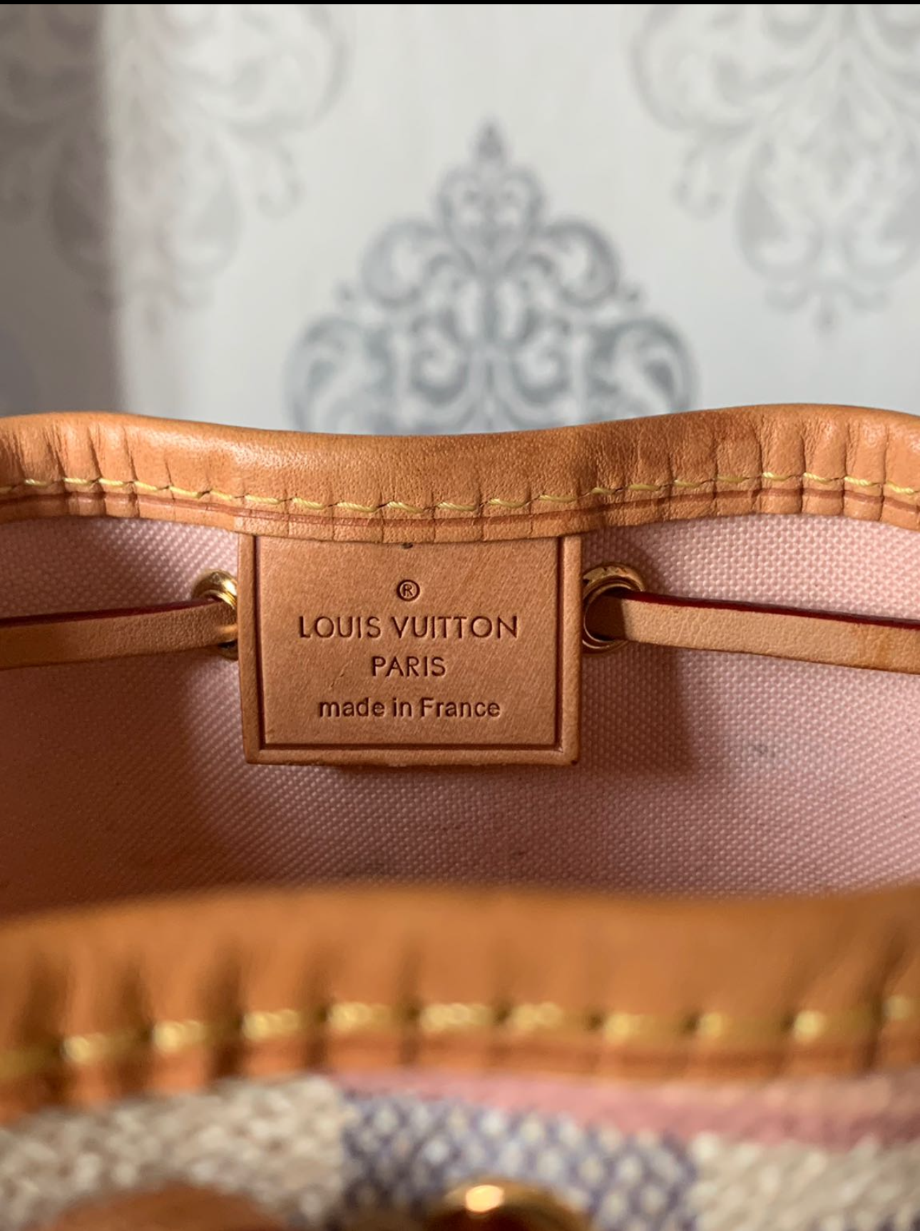 Louis Vuitton Nano Noe Damier Azur Tahitienne