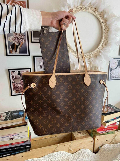 Louis Vuitton Monogram Neverfull MM Handbag LVV - Tracesilver