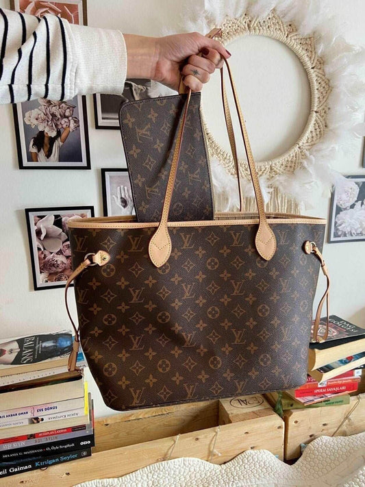 Louis Vuitton Monogram Neverfull MM Handbag LVV - Tracesilver