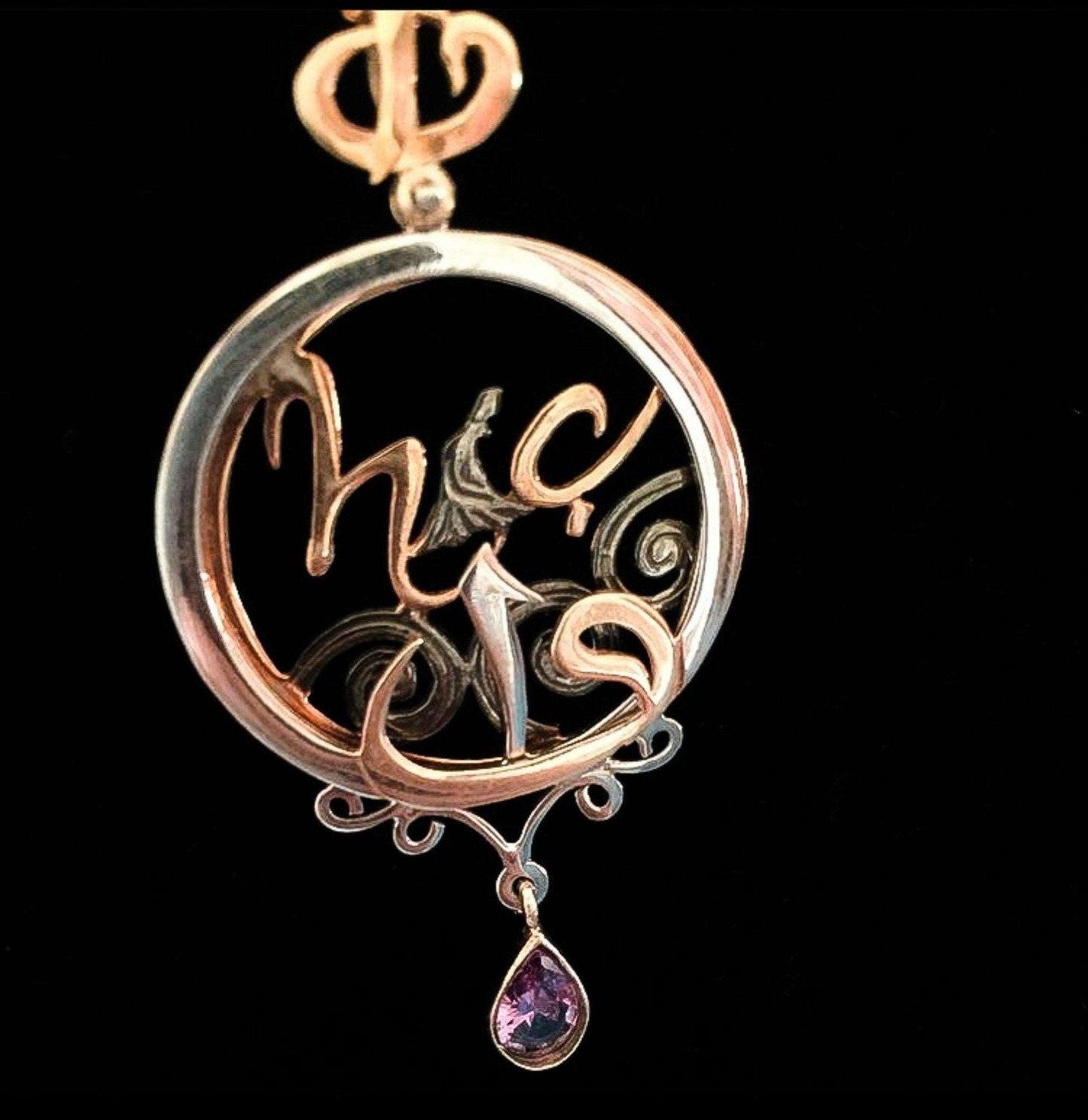 Hz.Rumi Nothingness Unique Desing Handmade 925 Sterling Silver NecklacIts design and craftsmanship are a very special and beloved piece of ours. Its opening makes it 3-dimensional.Hz Mevlana is one of the Turkish-Islamic world prophetsHz.Rumi Nothingness