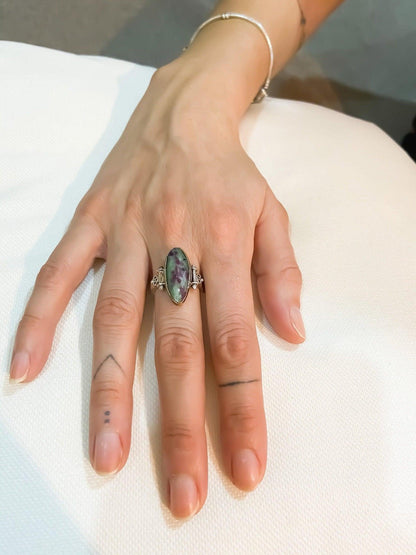 Ruby 925 Sterling Silver Handmade Ring, Ruby Natural Stone Ring For WoNatural Root Ruby stone desing women's ring made with 925 sterling hand workmanship.it is completely handcrafted and design. Stone cutting and all our equipment usedRuby 925 Sterling Silver