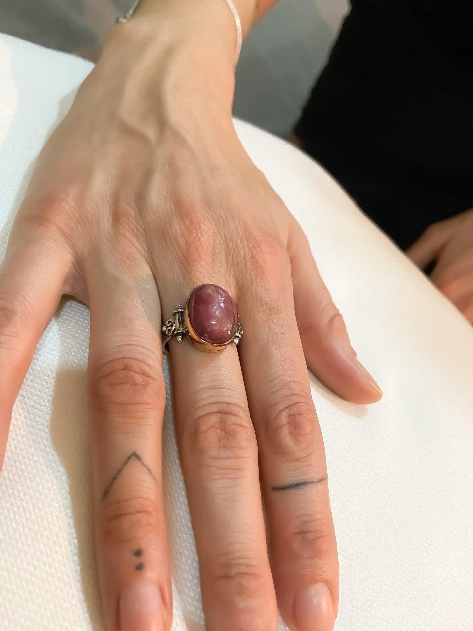 Ruby Jewelry Ring 925 Sterling Silver Handmade, Ruby Natural Stone RinNatural Ruby stone desing women's ring made with 925 sterling hand workmanship.it is completely handcrafted and design. Stone cutting and all our equipment used are Ruby Jewelry Ring